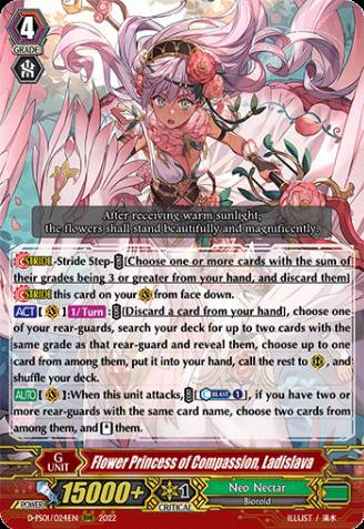 Flower Princess of Compassion, Ladislava (190444) - Cardfight