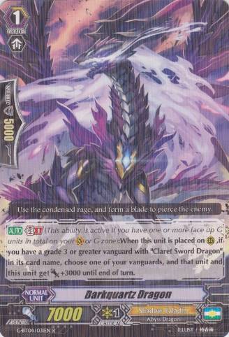 Darkquartz Dragon (1917) - Cardfight Vanguard Card Database Darkquartz Dragon (1917) - Cardfight Vanguard Card Database