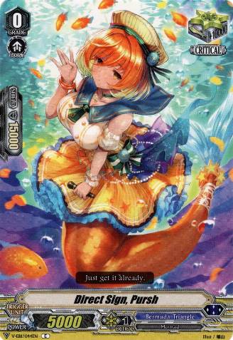 Direct Sign, Pursh (2263) - Cardfight Vanguard Card Database Direct Sign, Pursh (2263) - Cardfight Vanguard Card Database