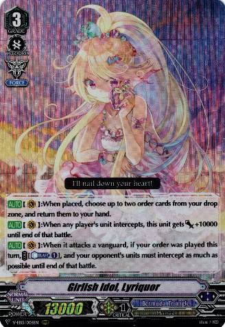 Girlish Idol, Lyriquor (3518) - Cardfight Vanguard Card Database