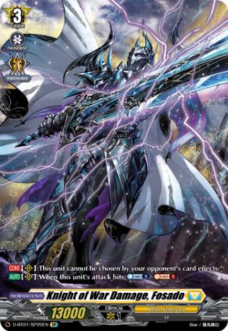 Knight of War Damage, Fosado