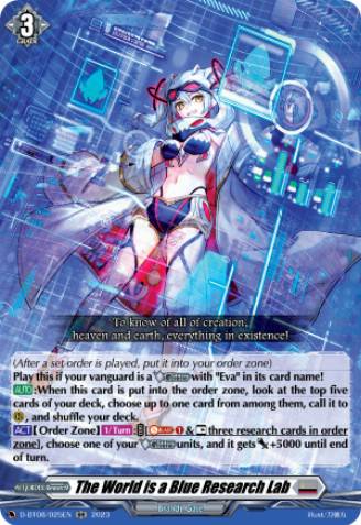 The World is a Blue Research Lab (469820) - Cardfight Vanguard