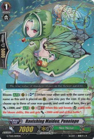 Ravishing Maiden, Penelope (6394) - Cardfight Vanguard Card Database