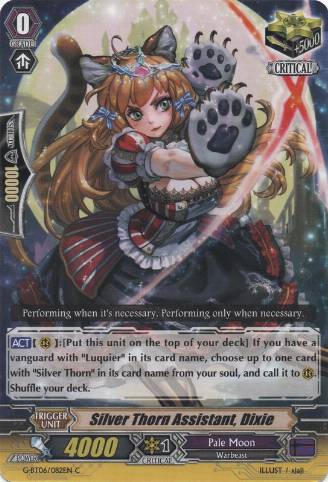Silver Thorn Assistant, Dixie (7056) - Cardfight Vanguard Card