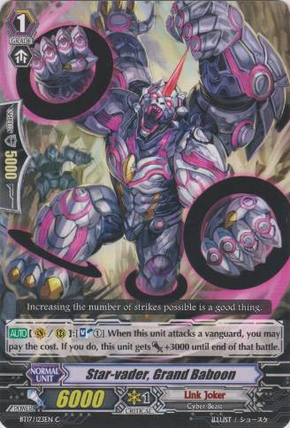 Star-vader, Grand Baboon (7388) - Cardfight Vanguard Card Database