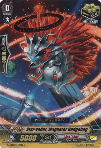 Star-vader, Magnetor Hedgehog (7398) - Cardfight Vanguard Card