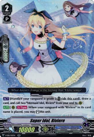 Super Idol, Riviere (8040) - Cardfight Vanguard Card Database