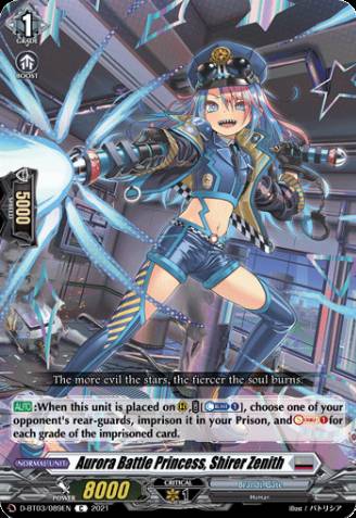 Aurora Battle Princess, Shirer Zenith (850066) - Cardfight Aurora Battle Princess, Shirer Zenith (850066) - Cardfight