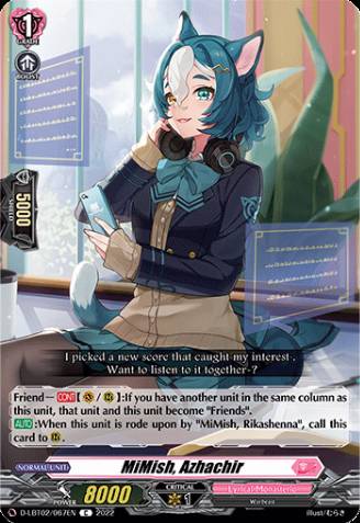 MiMish, Azhachir (876138) - Cardfight Vanguard Card Database