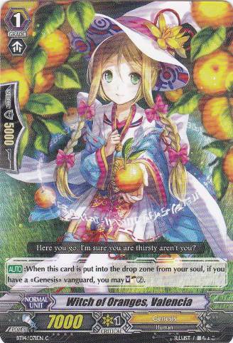 Witch of Oranges, Valencia (8880) - Cardfight Vanguard Card Witch of Oranges, Valencia (8880) - Cardfight Vanguard Card